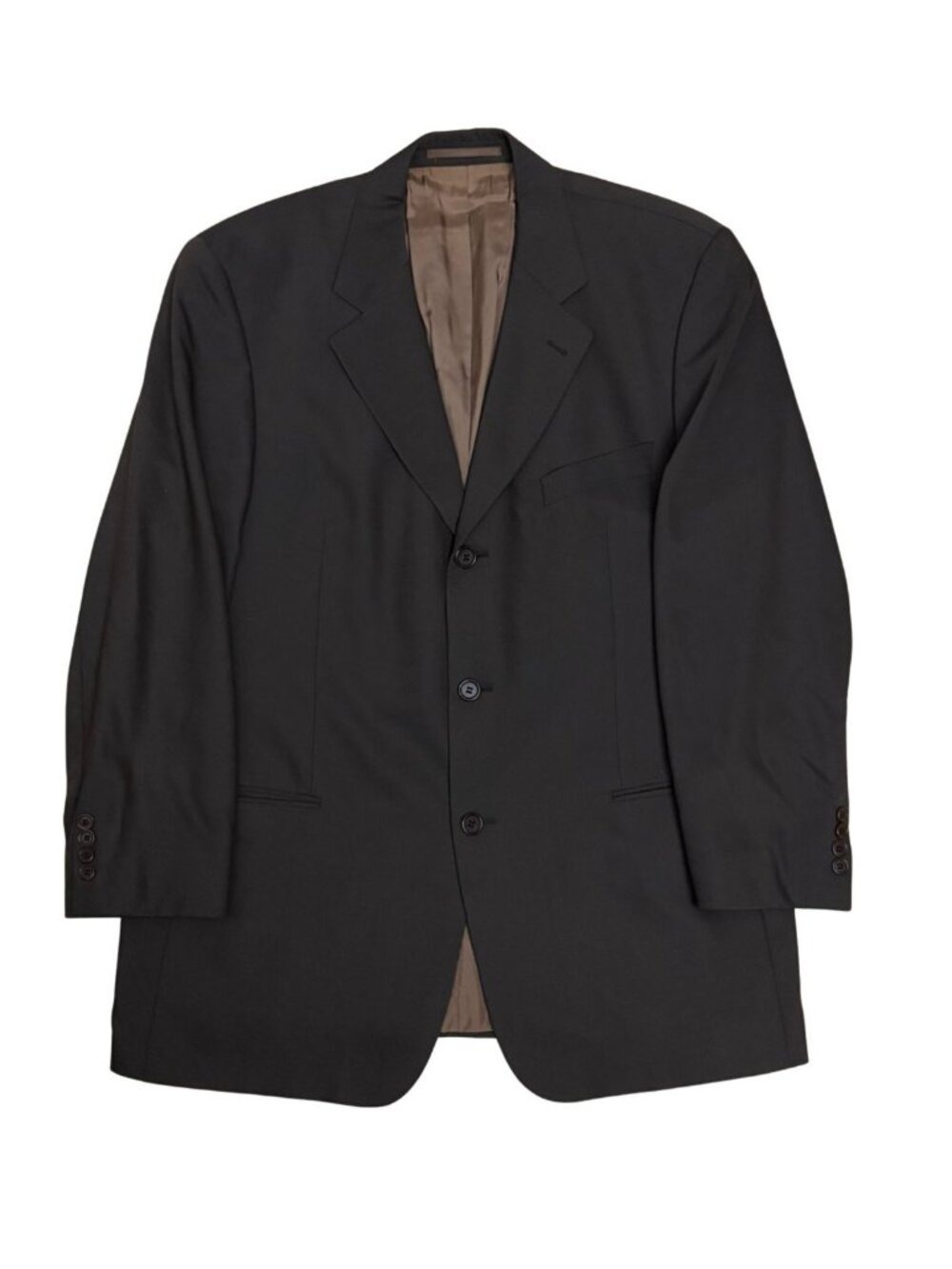 HUGO BOSS Blazer Sport Coat EINSTEIN Virgin Wool Blend Brown Business Jacket 44R